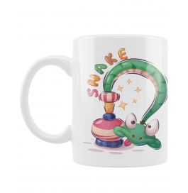 Mugkart Ceramic Coffee Cup Snake Printed Coffee Mug - 1 Piece (aaa - Mug), 1008