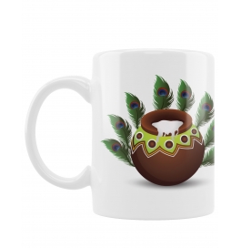 Mugkart Ceramic Coffee Cup Printed God Karishna Coffee Mug - 1 Piece (aaa - Mug), 1007