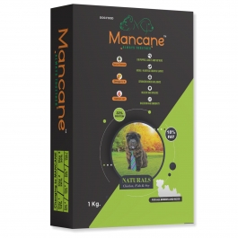 MANCANE Dry Dog Food With high 32% Protein 18% FAT Contains Chicken, Fish, Soy,  Yucca Extract, Vitamins, Minerals for All Breeds and Sizes and for Puppies Adults and Mothers