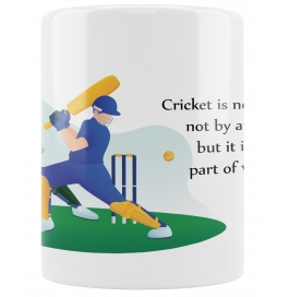 Mugkart Ceramic Coffee Cup Printed Cricket Match Coffee Mug For Cricket Match - 1 Piece (aaa - Mug), 1030