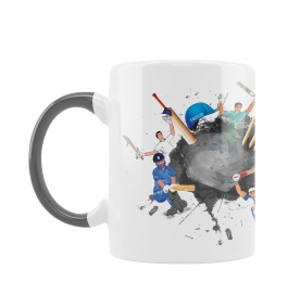 Mugkart Ceramic Coffee Cup Printed Cricket Match Coffee Mug For Cricket Match - 1 Piece (aaa - Mug), 1007